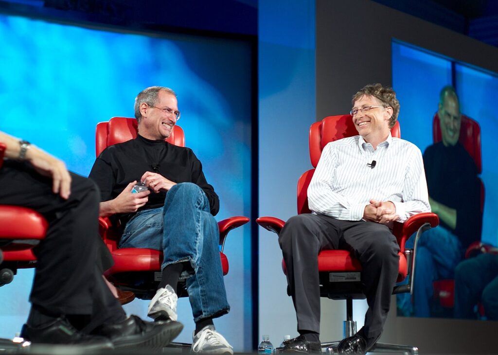 Steve Jobs und Bill Gates (CC BY 2.0)